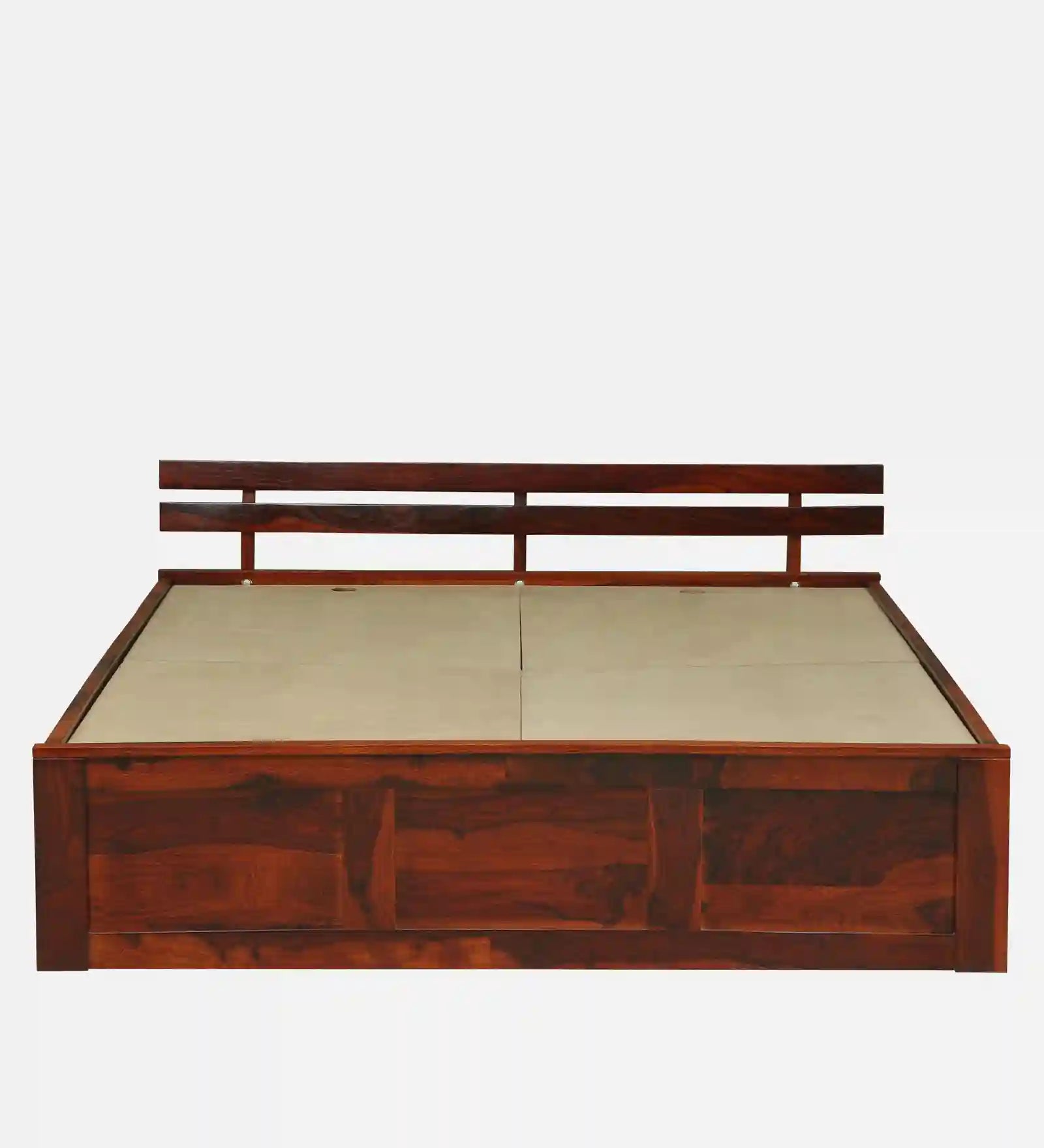 Vriksha wooden king size bed box storage India style