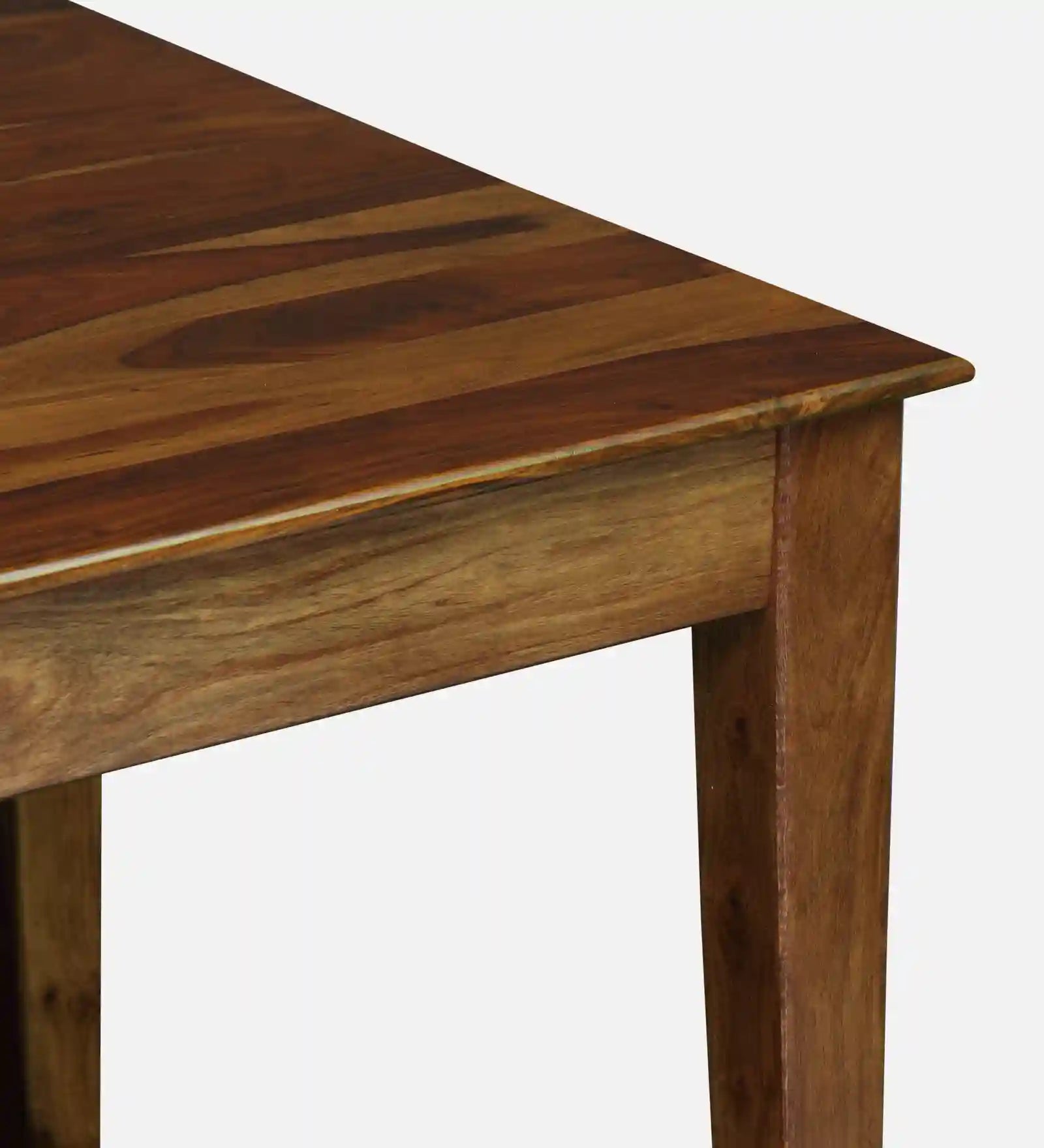 Rattan Sheesham Wood 6 Seater Dining Set with Bench