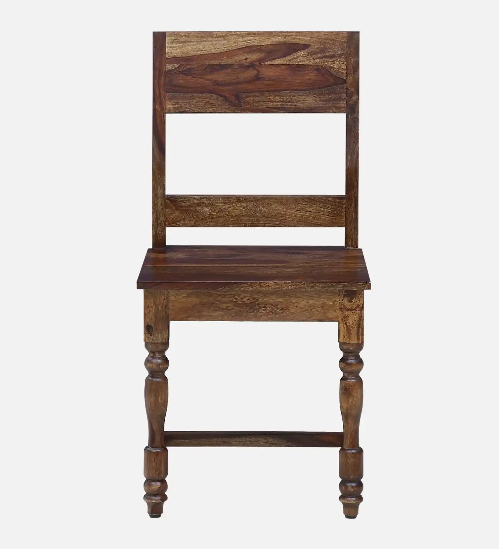 Anamika Solid Sheesham Wood 4 Seater Dining Table Set in Teak Finish