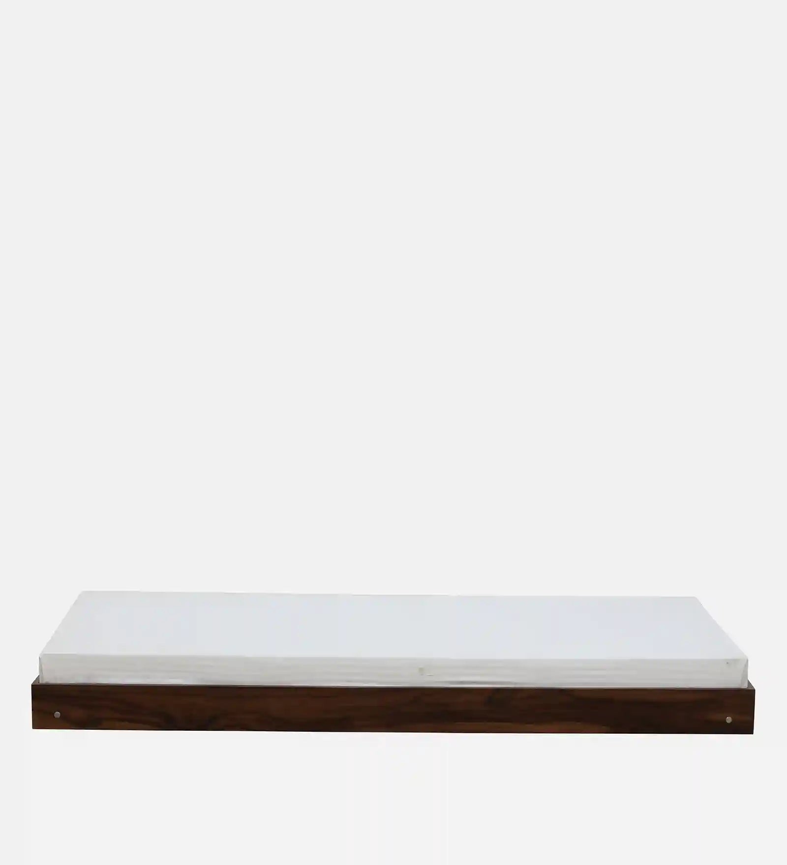 Wooden single bed with trundle Nivasa solid wood bedroom furniture India