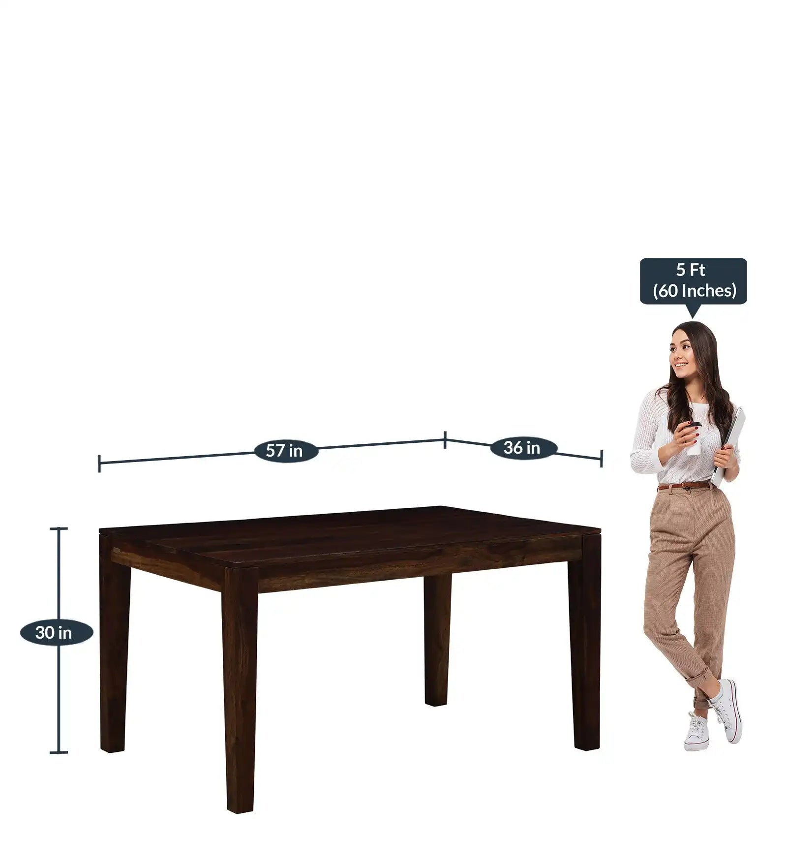 Wooden six-seater dining table set Belfort furniture for elegant home decor
