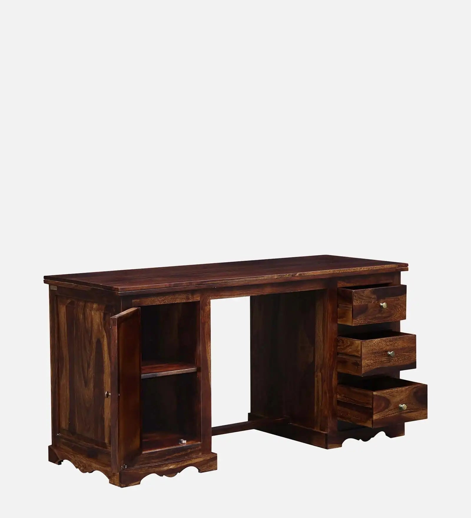 Wooden study table in sheesham solid wood computer desk Anamika premium design