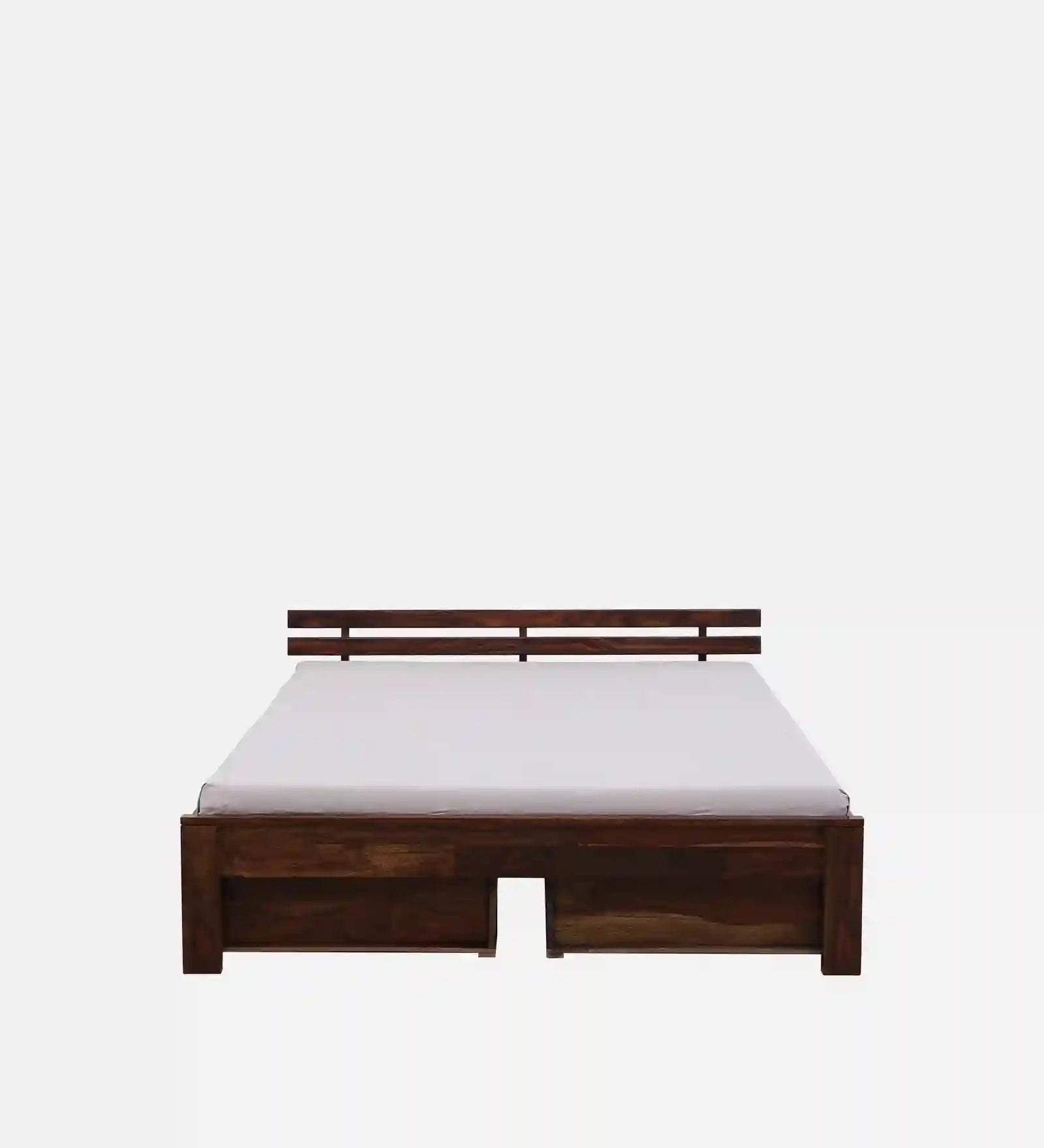 wooden queen size drawer storage bed frame unit solid wood india