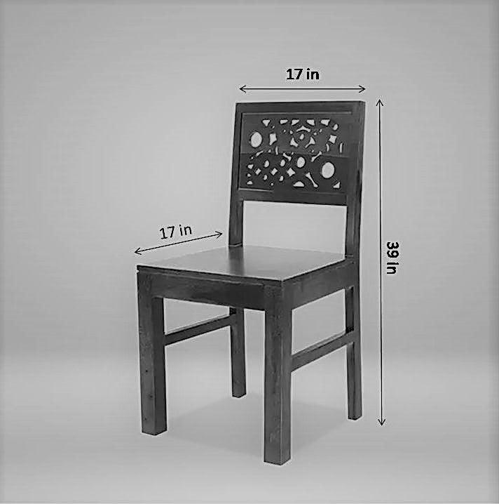 Oro Wooden 6 Seater Dining Table Set in Teak Finish - Rajwada Furnish