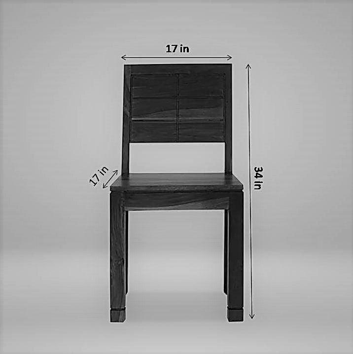 Bruno Wooden 6 Seater Dining Table Set in Teak Finish - Rajwada Furnish