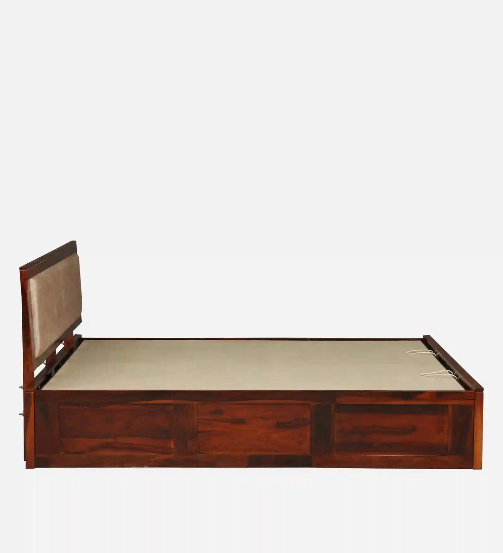 Kashtha solid sheesham wood king size bed with hydraulic storage India