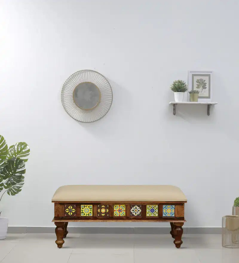 Anamika Sheesham Wood  Bench