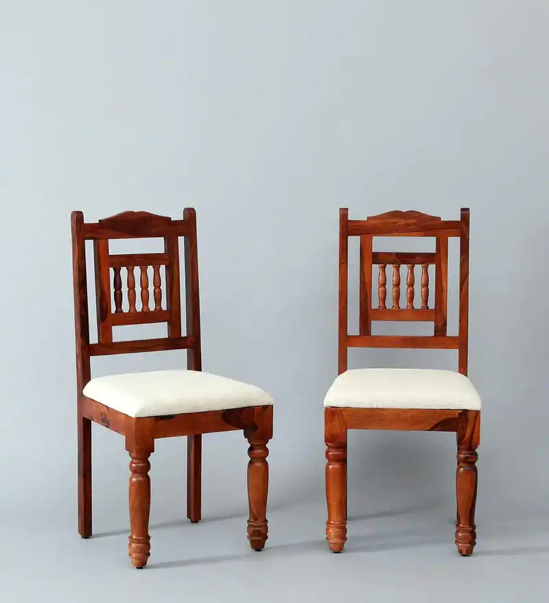 Devanti Traditional Solid Wood Dining Chairs(Set Of 2)