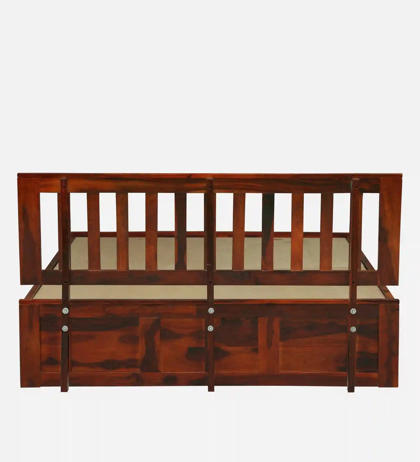 solid wood queen size storage bed box type sheesham furniture india
