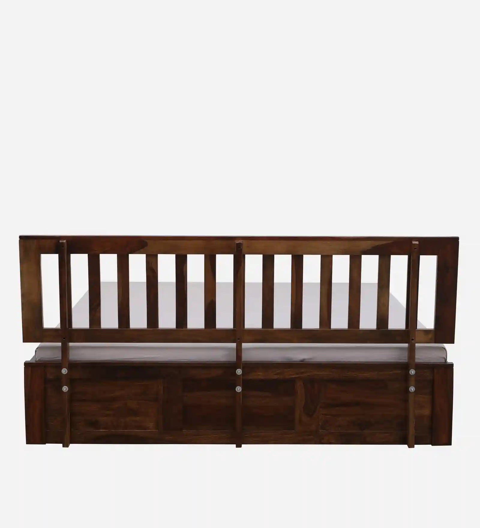 Druma wooden king bed with storage box design