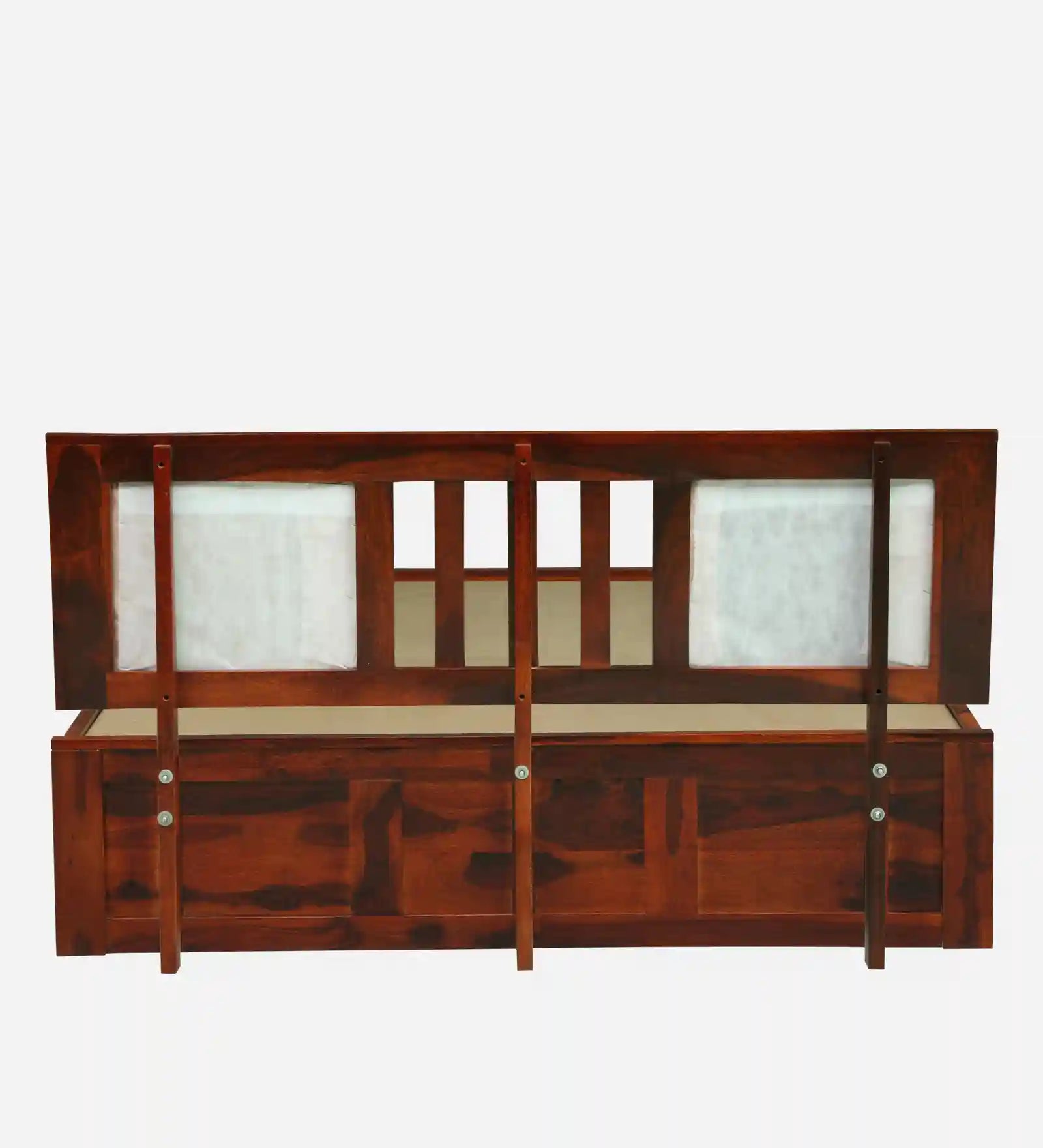 solid wood queen size storage bed box type sheesham furniture india