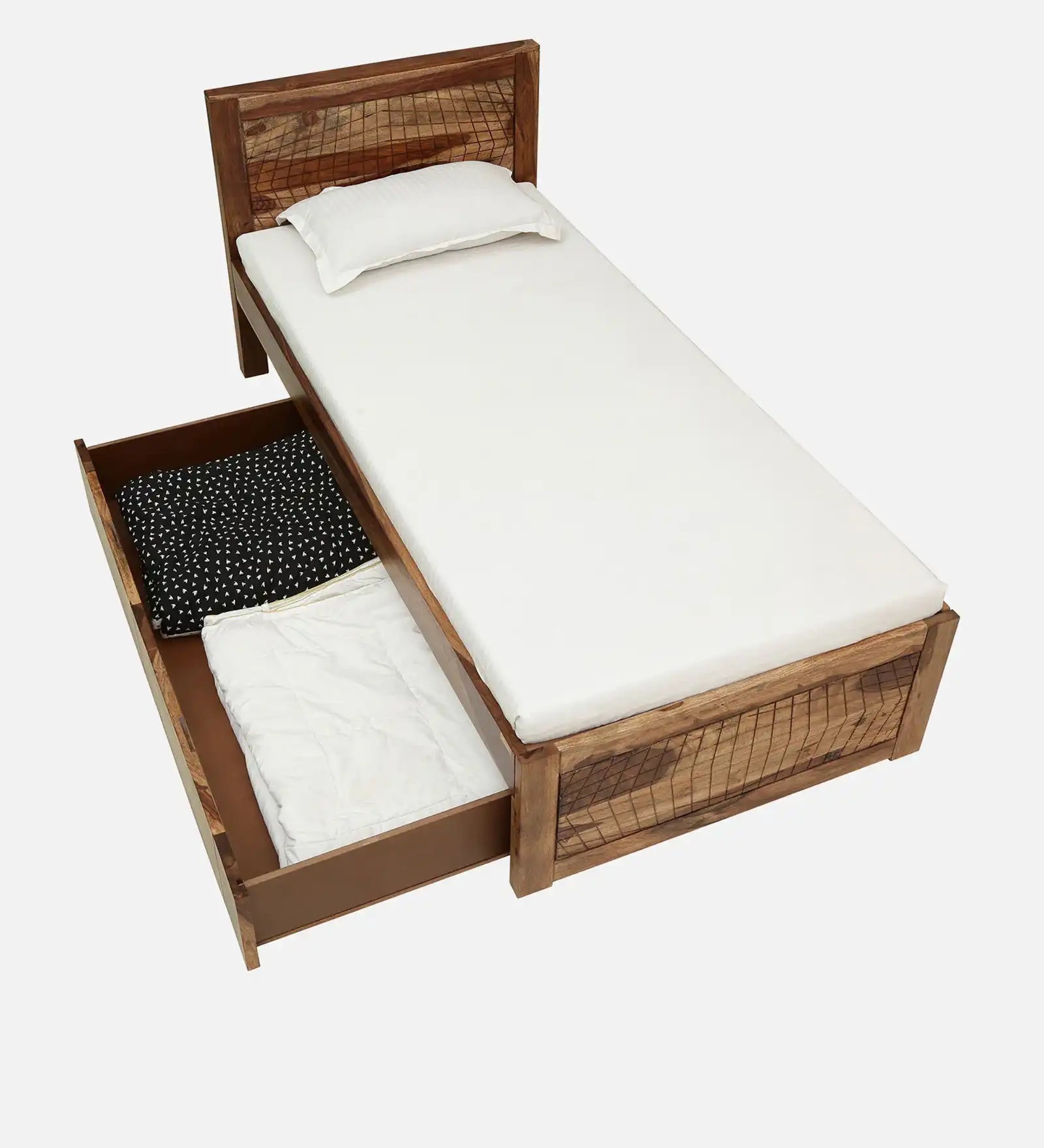Harmonia-Sheesham-Wood-Single-Bed-With-Storage-by-rajwada-online