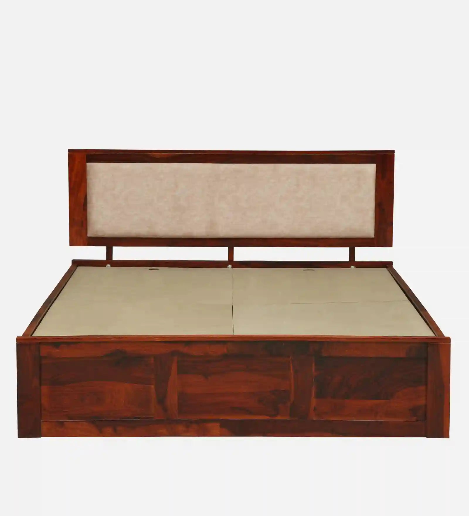 wooden queen size bed with box storage sheesham wood india