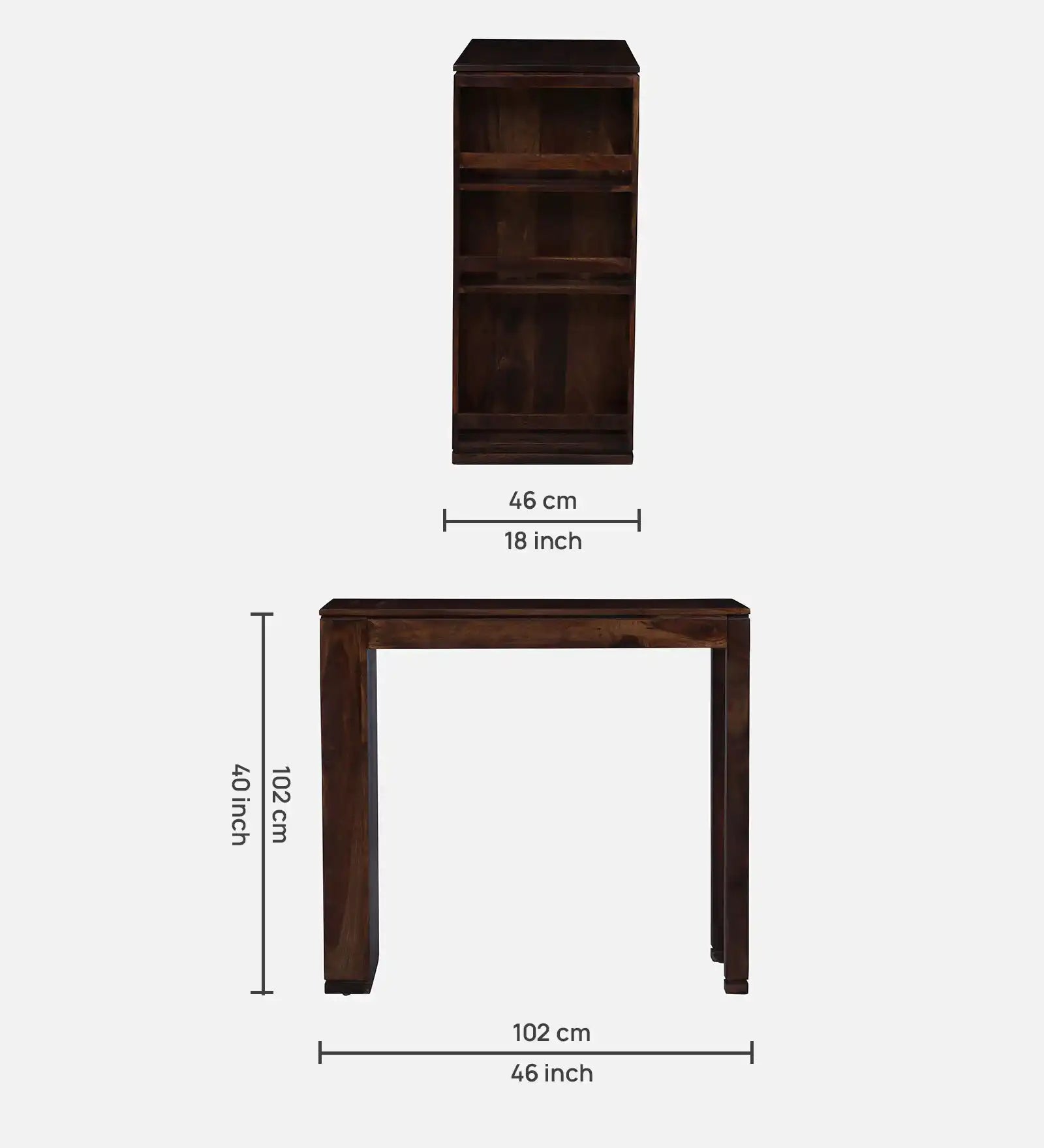 Moscow Solid Sheesham Wood Bar Dining Sets