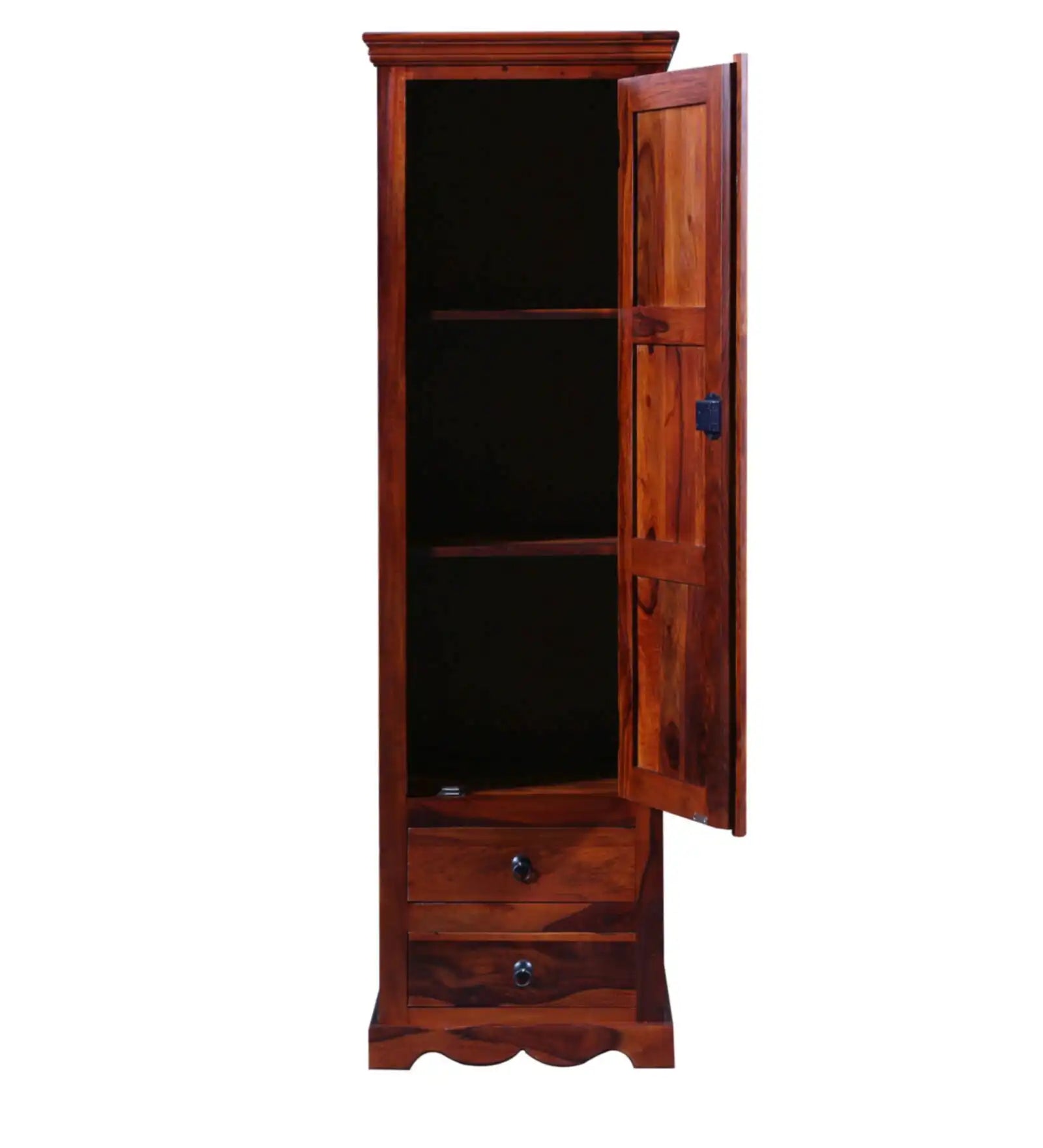 Saffron Traditional Solid Sheesham Wood Wardrobe