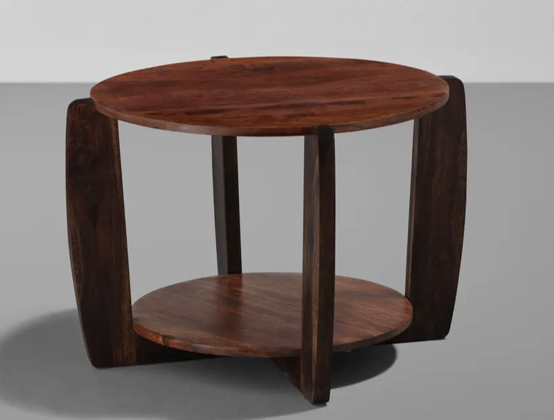 Sashwat Solid Wood Coffee Table in Provincil Teak Finish by Rajwada