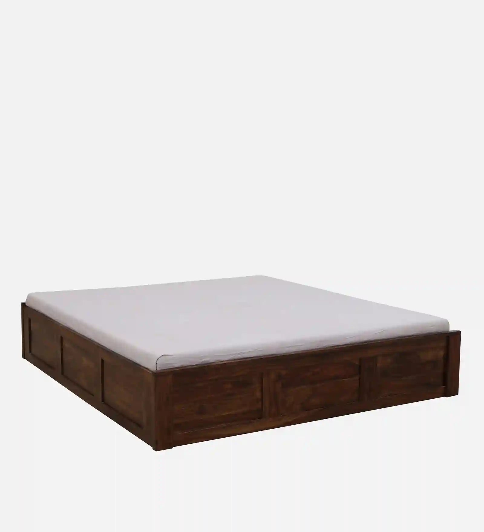 queen size bed with underbed box storage sheesham wood india