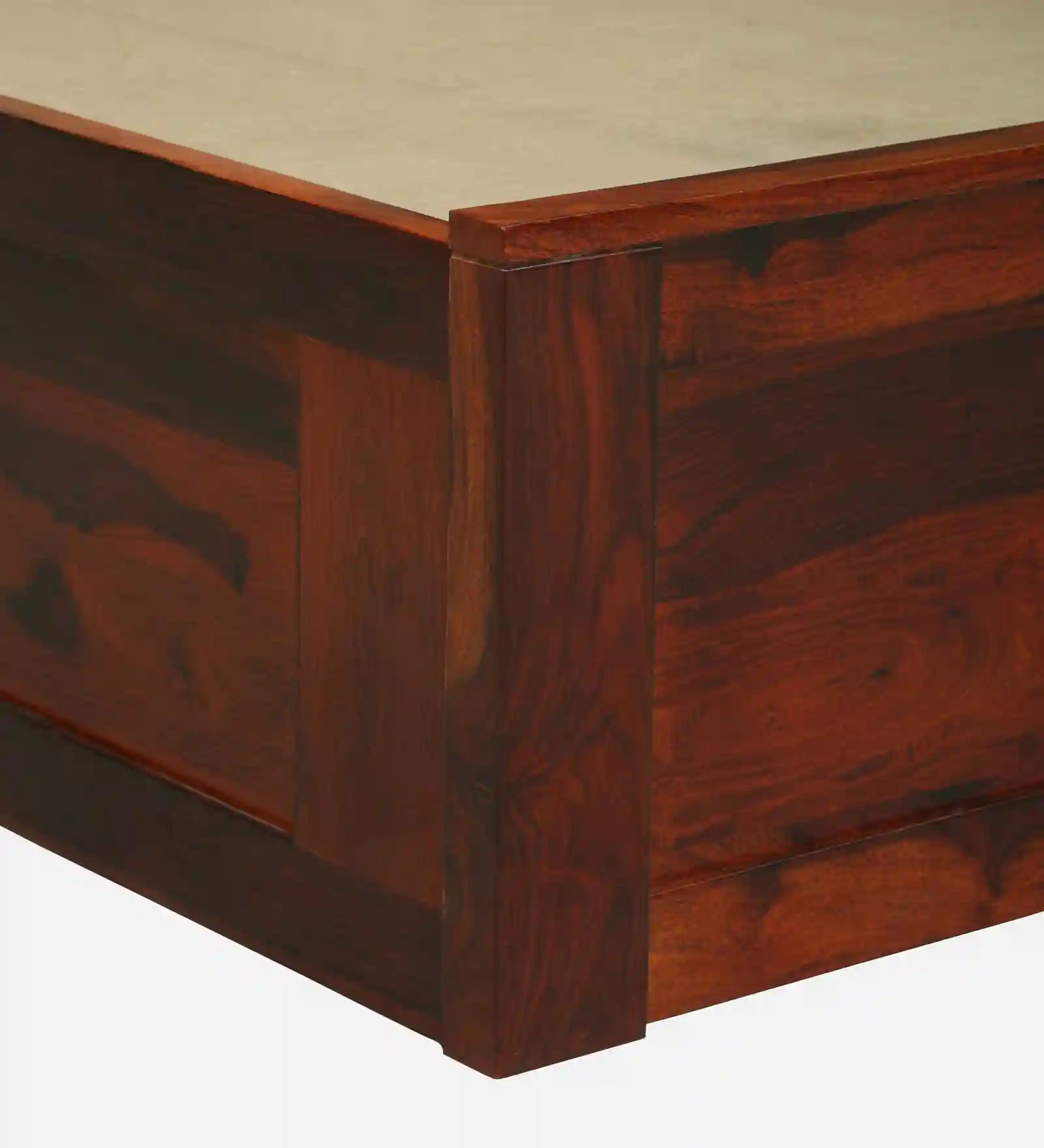 heavy duty sheesham wood queen size bed box storage india