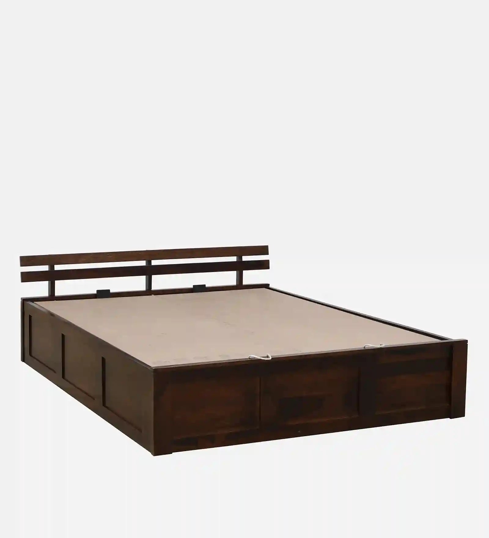 Vriksha wooden king bed hydraulic storage durable structure