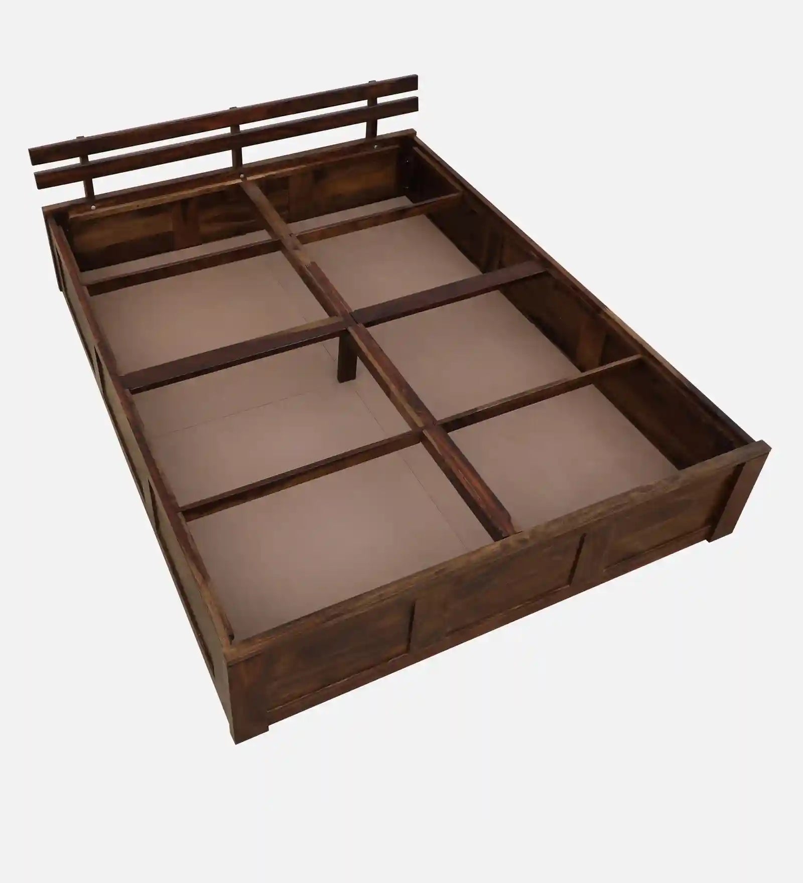 heavy duty sheesham wood queen size bed box storage india