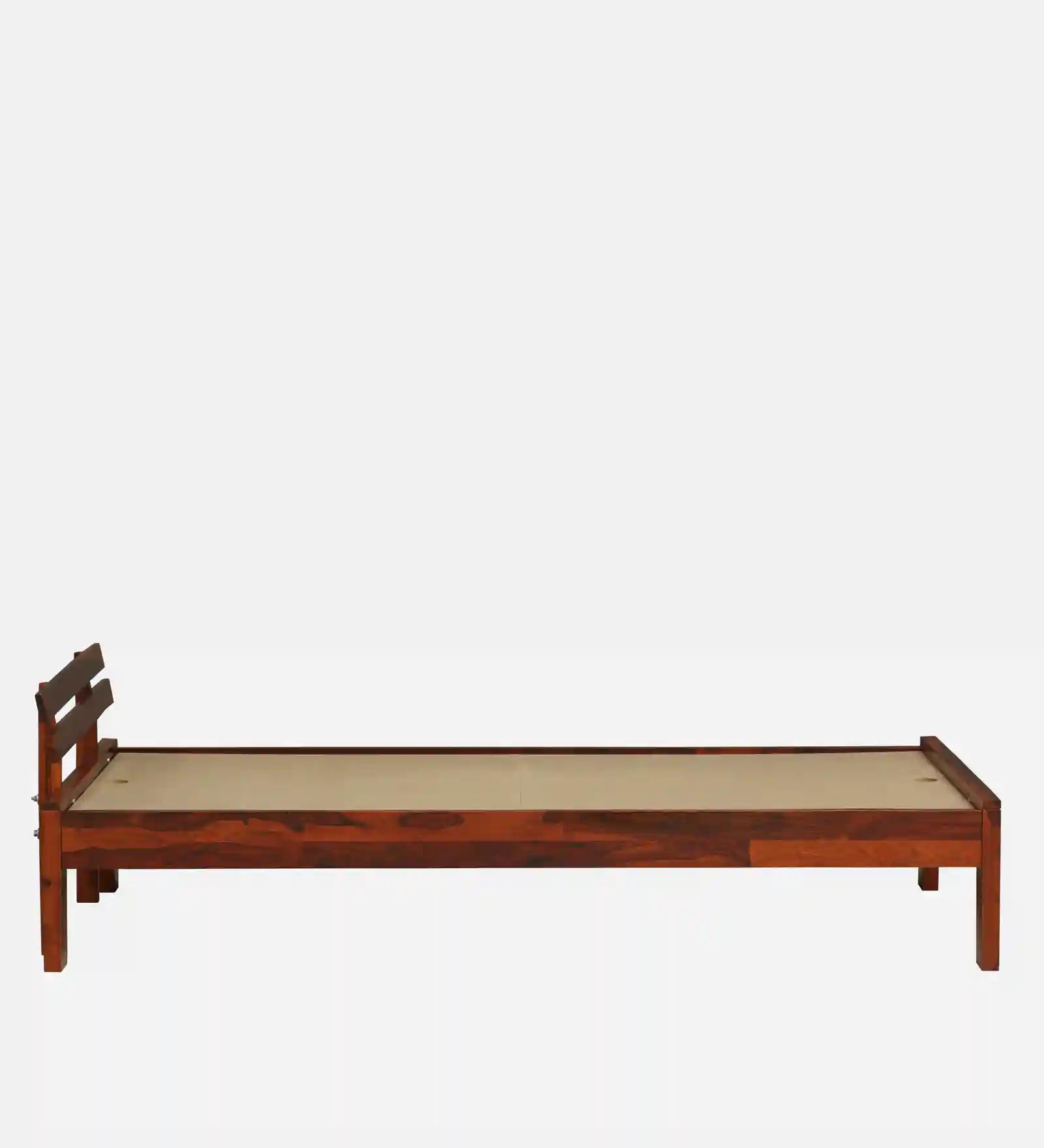 Vriksha Sheesham Wood Single Bed Without Storage