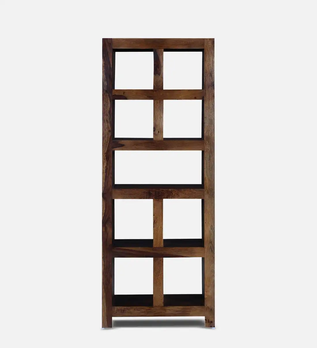 Acro book storage furniture solid wood sheesham display shelf design