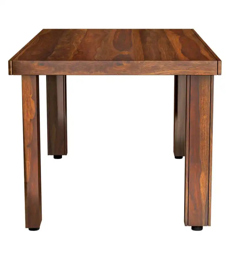 Premium handcrafted sheesham wood dining table with strong durable build