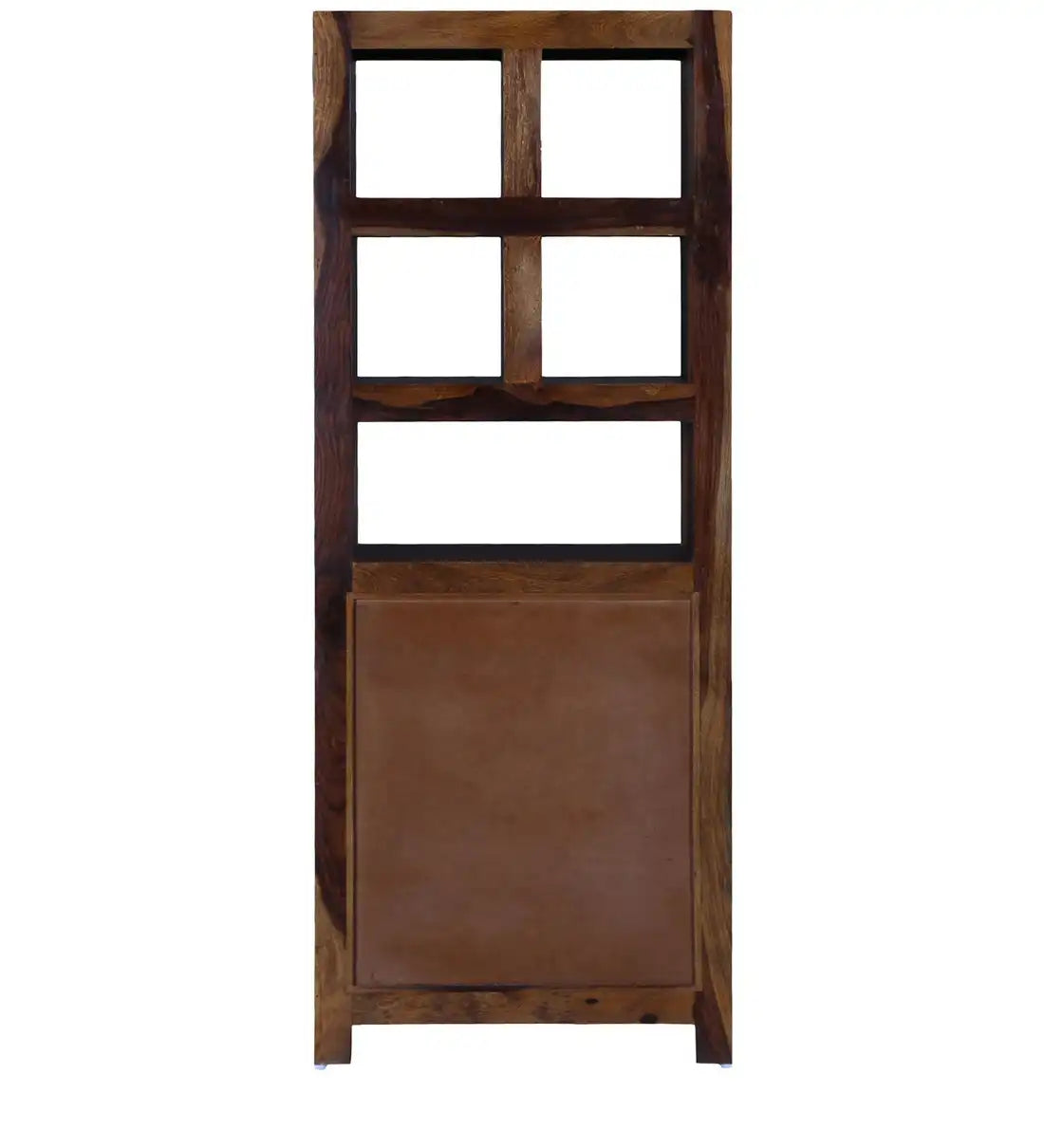 Acro multipurpose wooden desk with bookshelf storage unit modern design