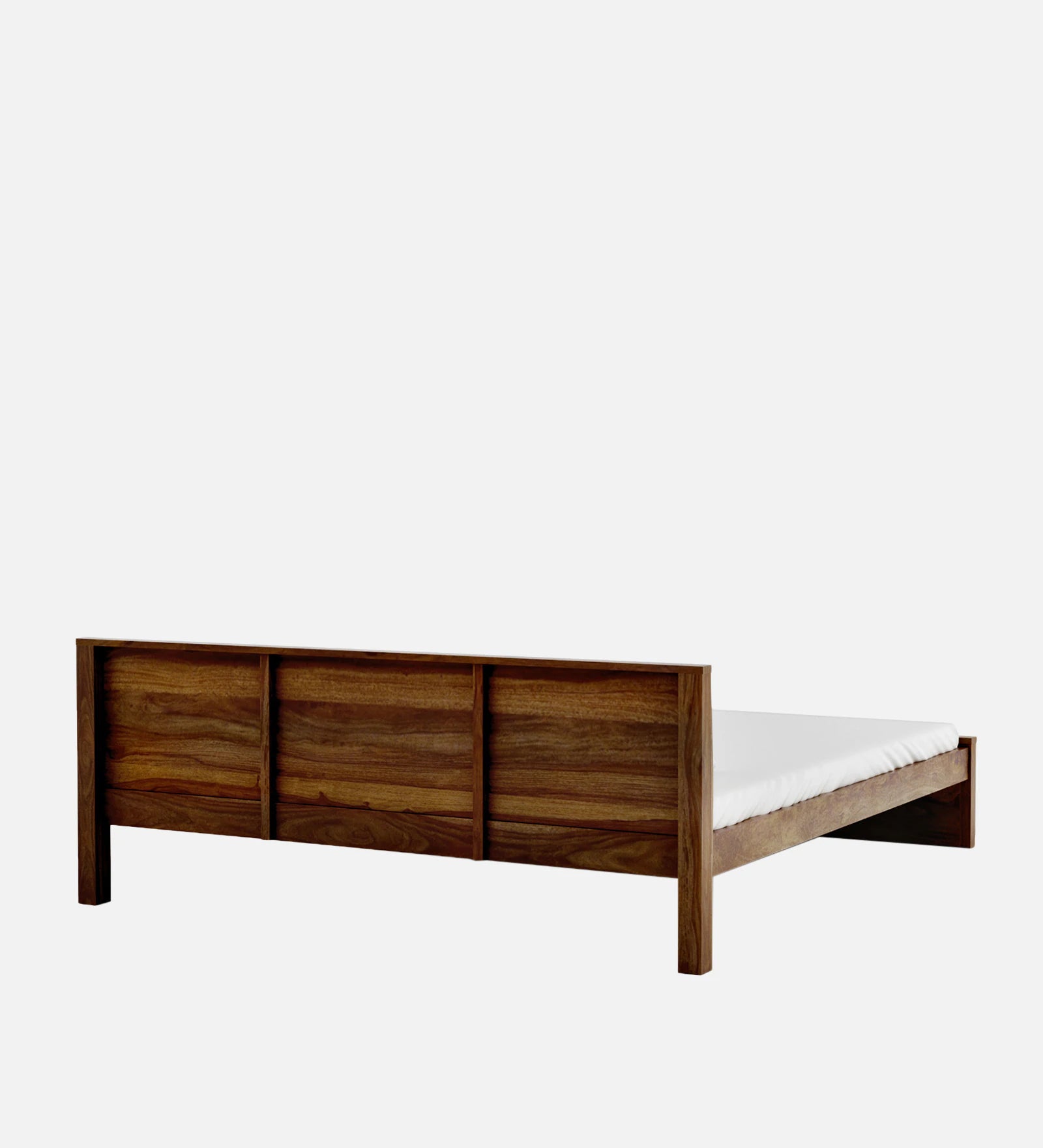 Acro wooden queen bed solid wood durable structure