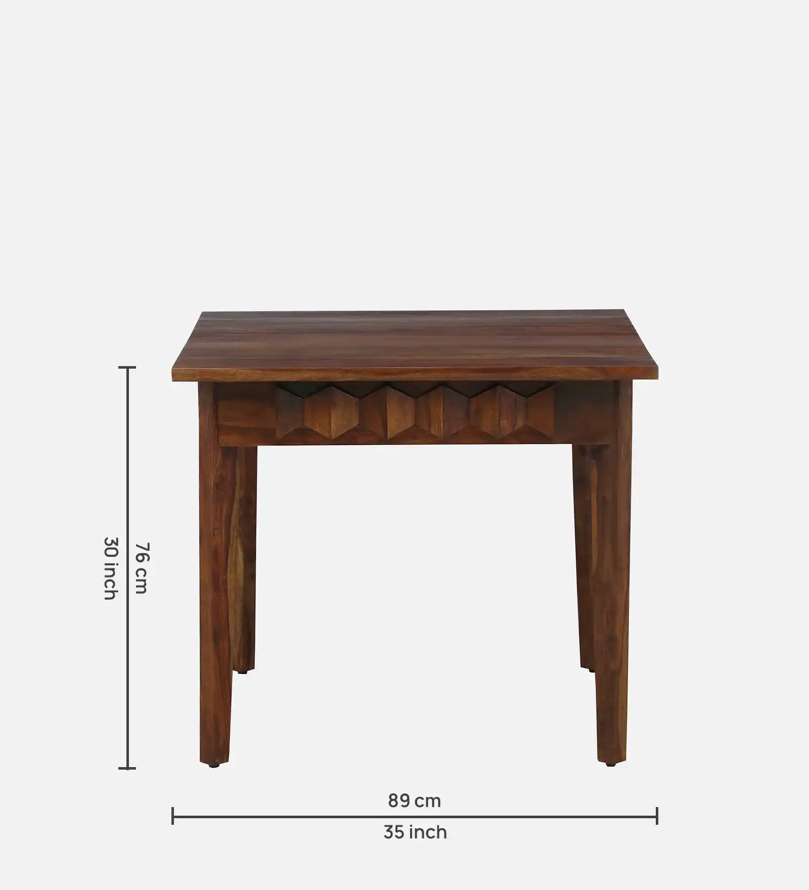 Alford solid sheesham wood four seater dining set with chairs durable stylish seating