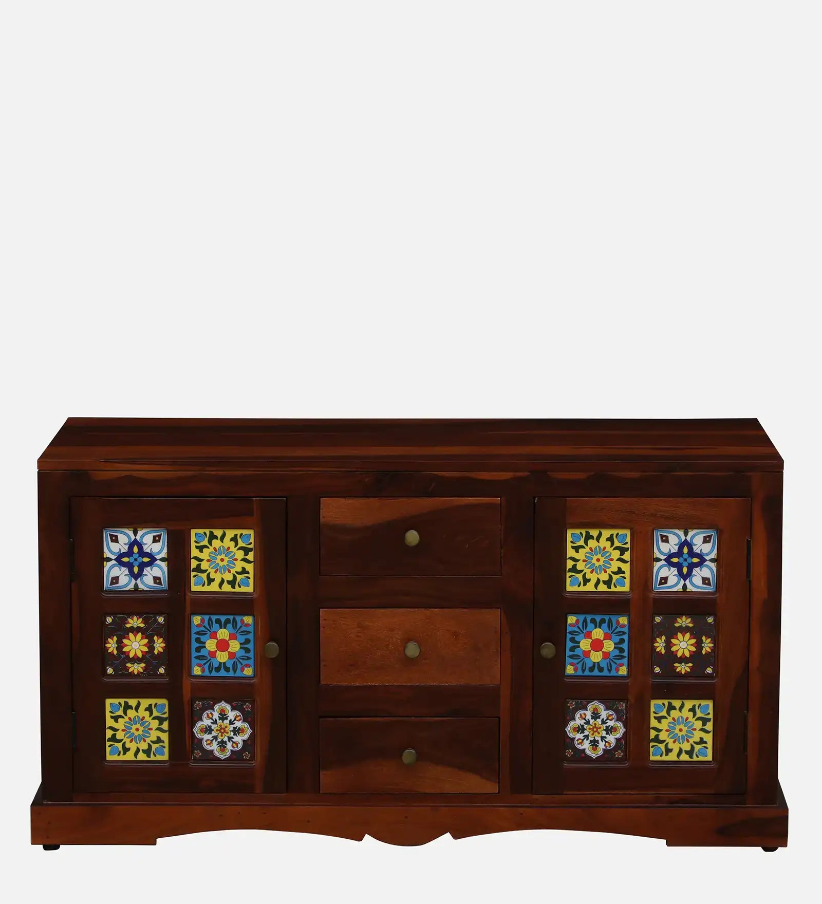 Anamika bedroom wardrobe three door solid wood storage design India