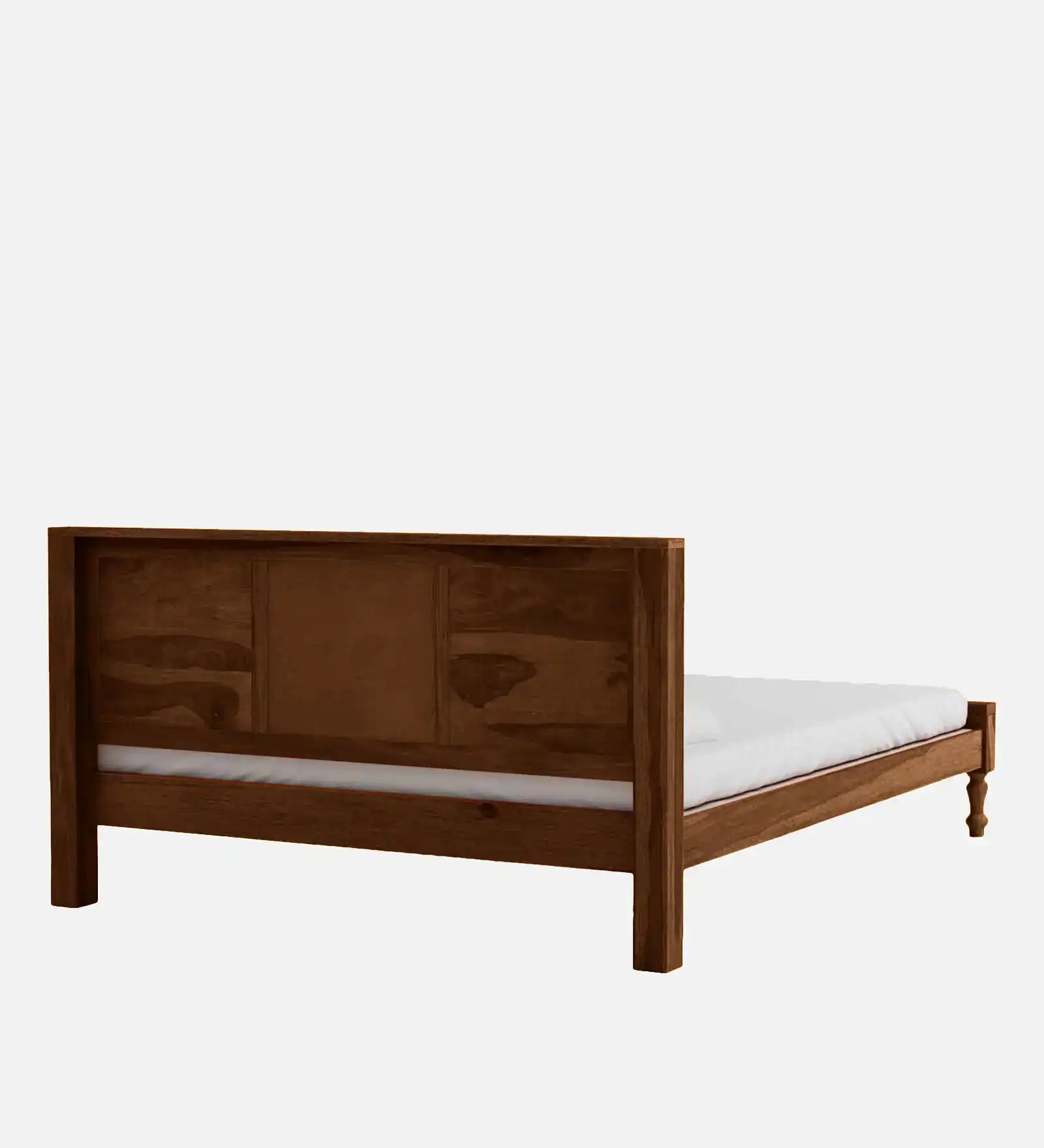 Anamika modern wooden bed solid sheesham clean desig