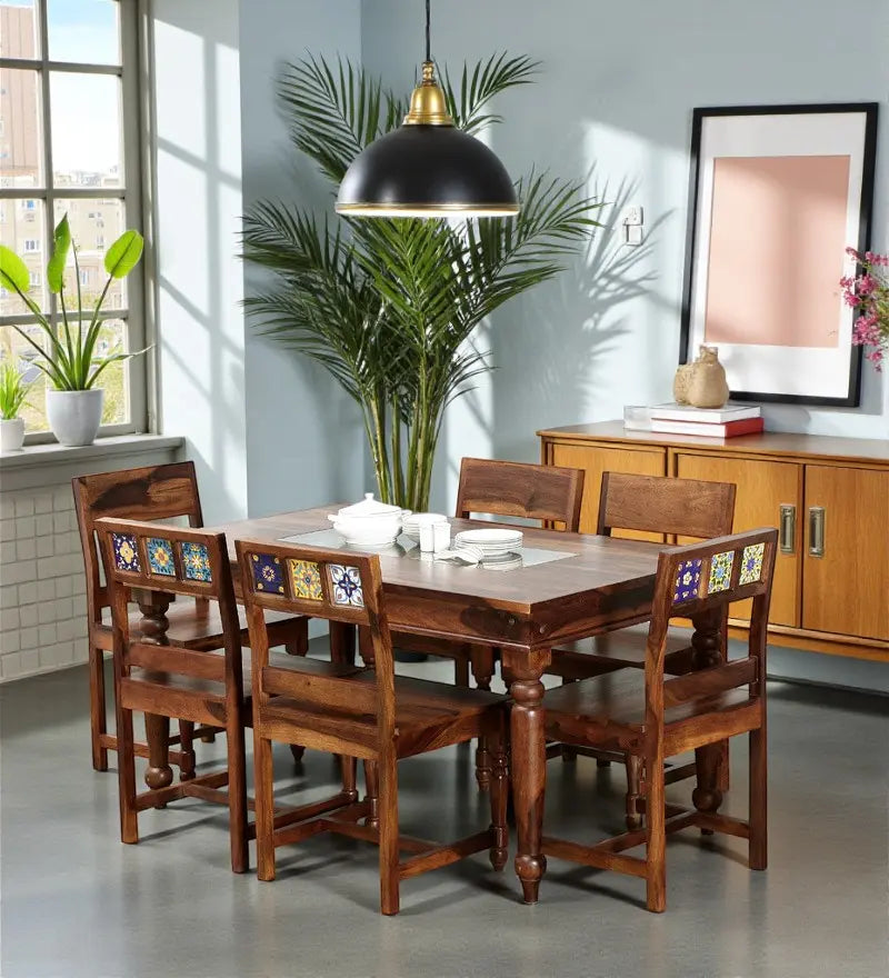 Anamika Modern Sheesham Wood 6 Seater Dining Sets
