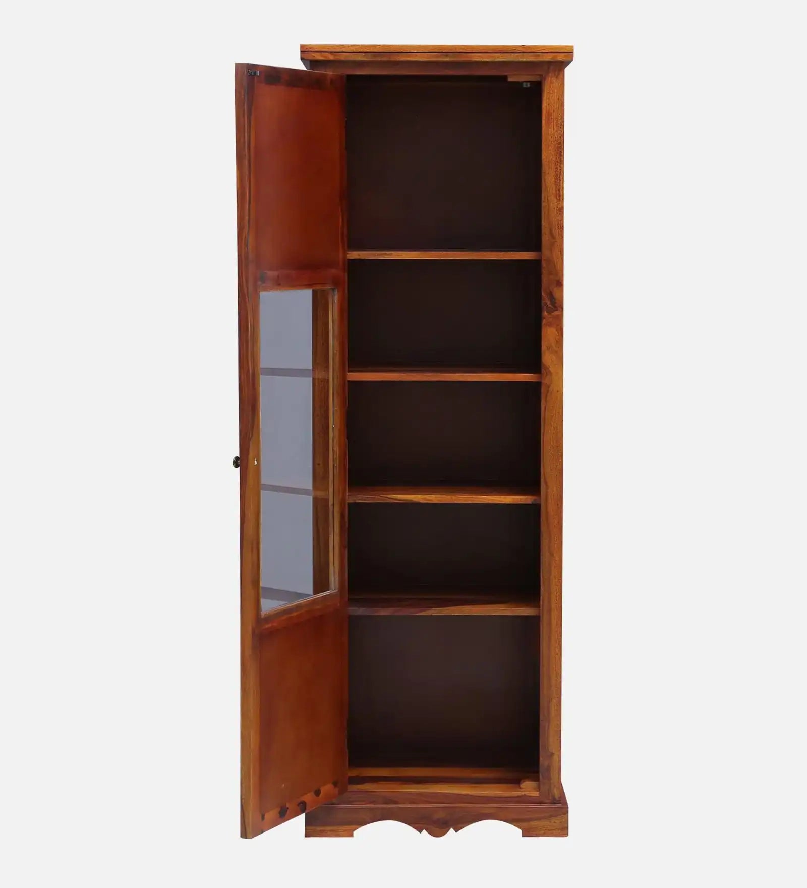Anamika sheesham wood bookcase with open shelves home furniture