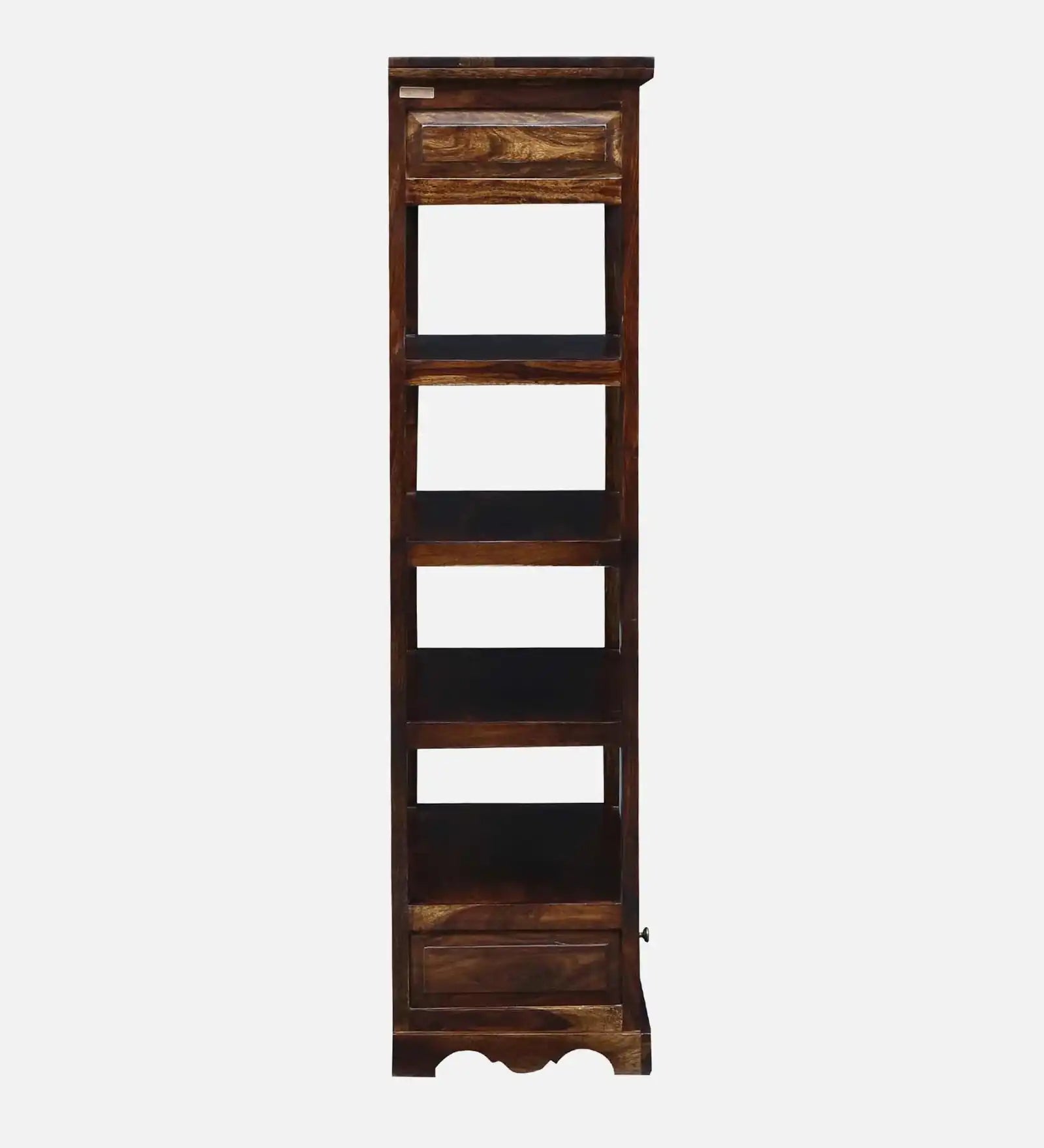 Anamika sheesham wood bookshelf open shelves home storage furniture