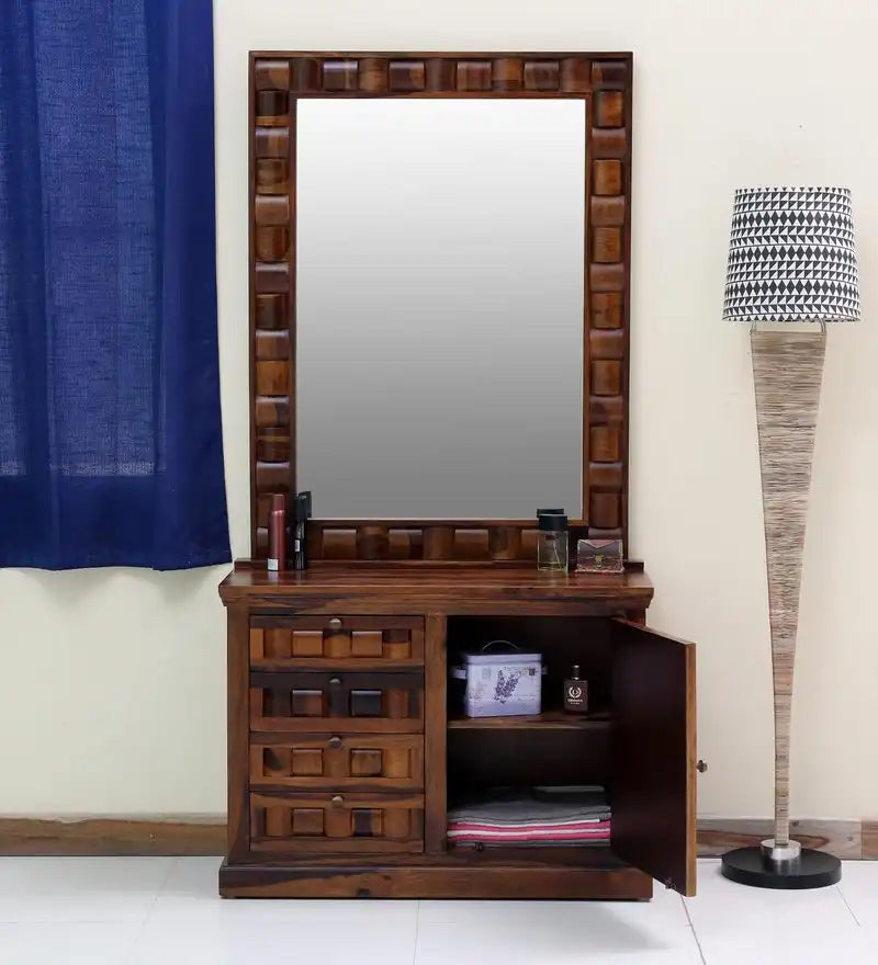 Ashok modern dresser solid wood clean dressing style India