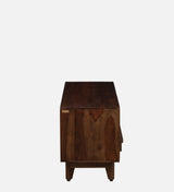Alford Solid Wood TV Console with 2 Drawers in Provincial Teak Finish by Rajwada