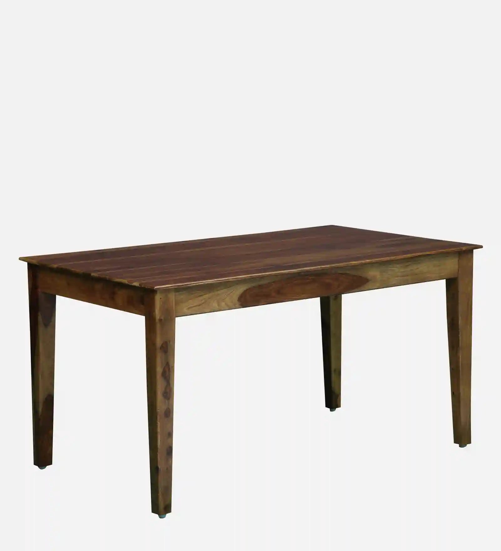 Cane six-seater dining table set made with solid wood and rattan design for stylish home interiors