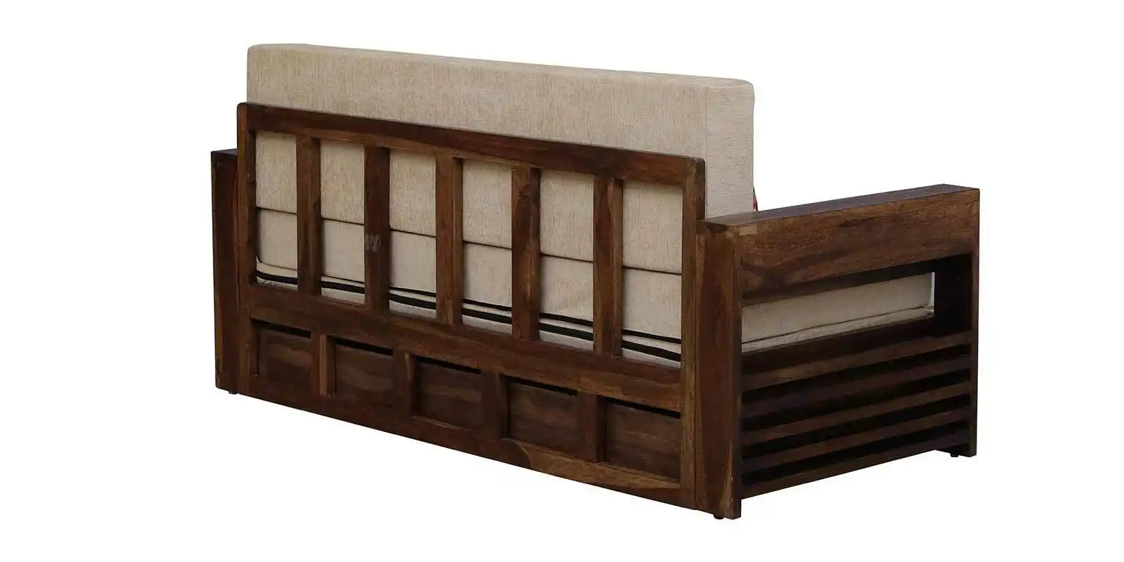Capri sheesham wood sofa bed convertible design home interior