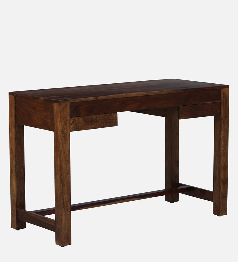 Faux Solid Wood Study Table In Provincial Teak Finish By Rajwada