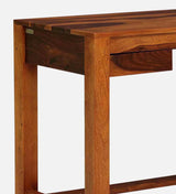 faux Solid Wood Study Table In Honey oak  Finish By Rajwada