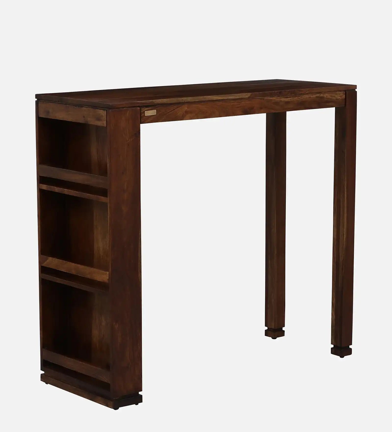 Compact bar dining set in solid wood for small space home furniture