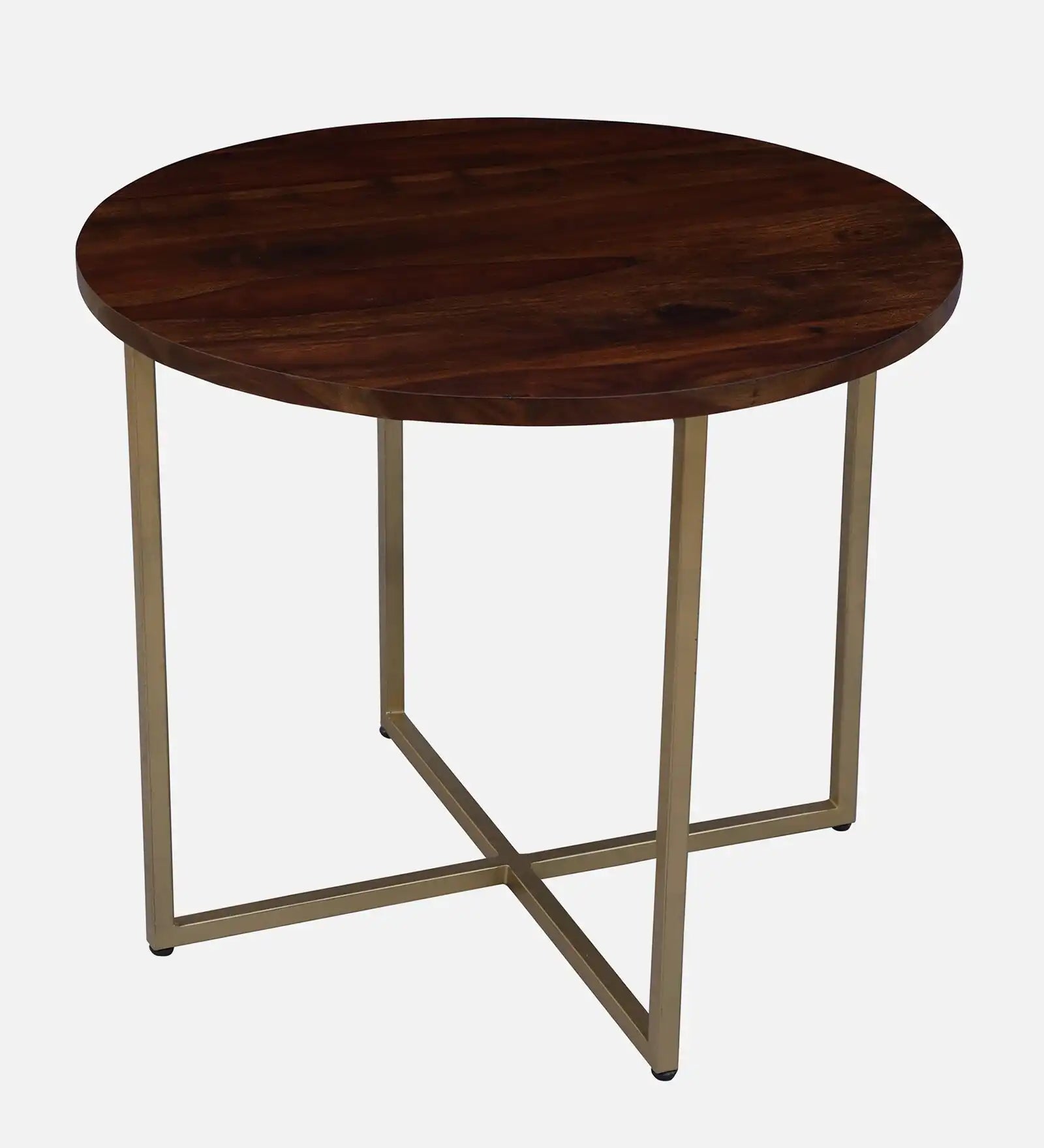 Delaware sheesham wood four seater dining table set natural finish minimalist design