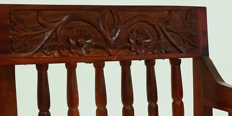 Designer Devanti solid wood sofa traditional 2 seater home seating