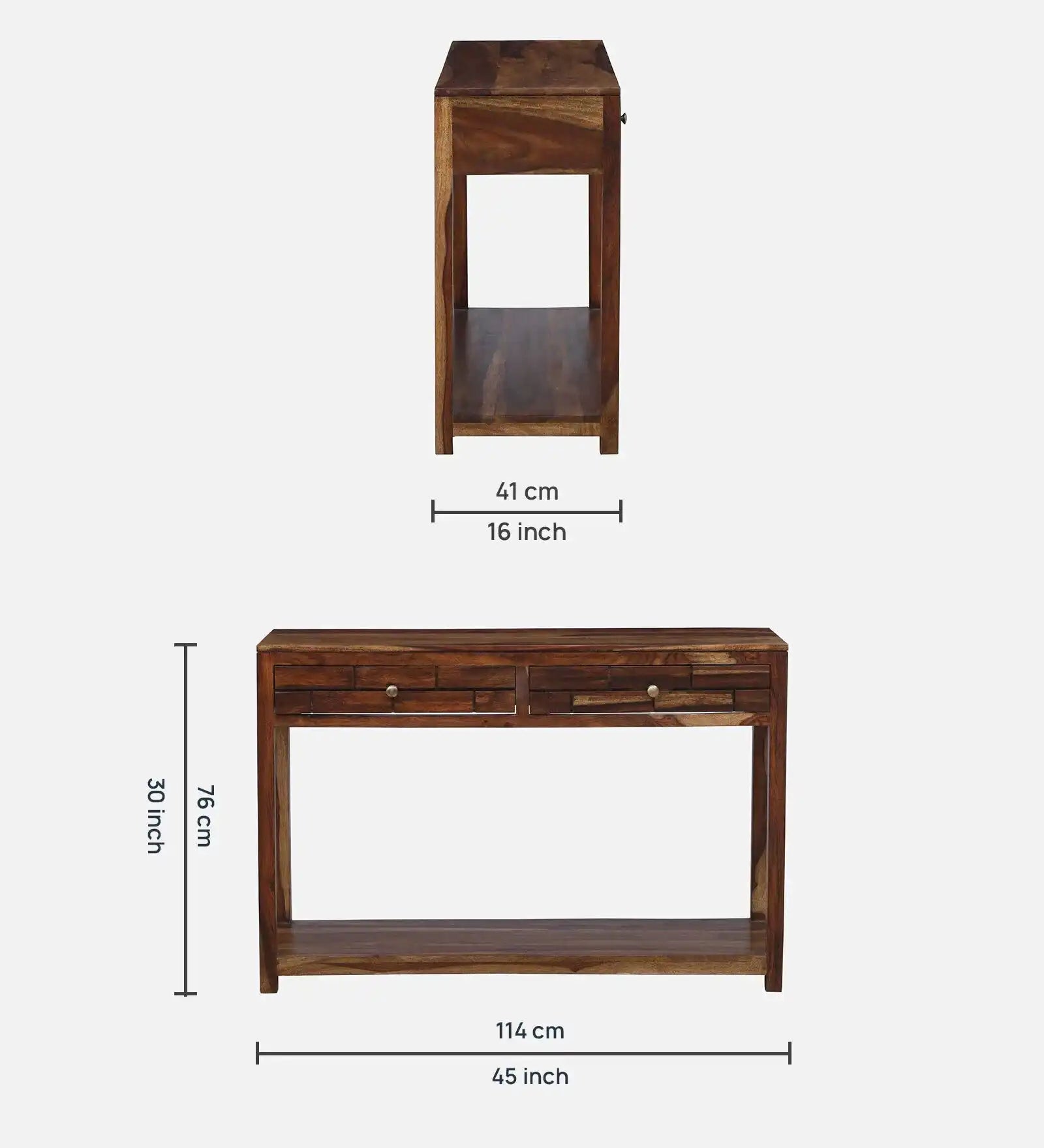 Designer hall console table solid wood for premium interior decoration