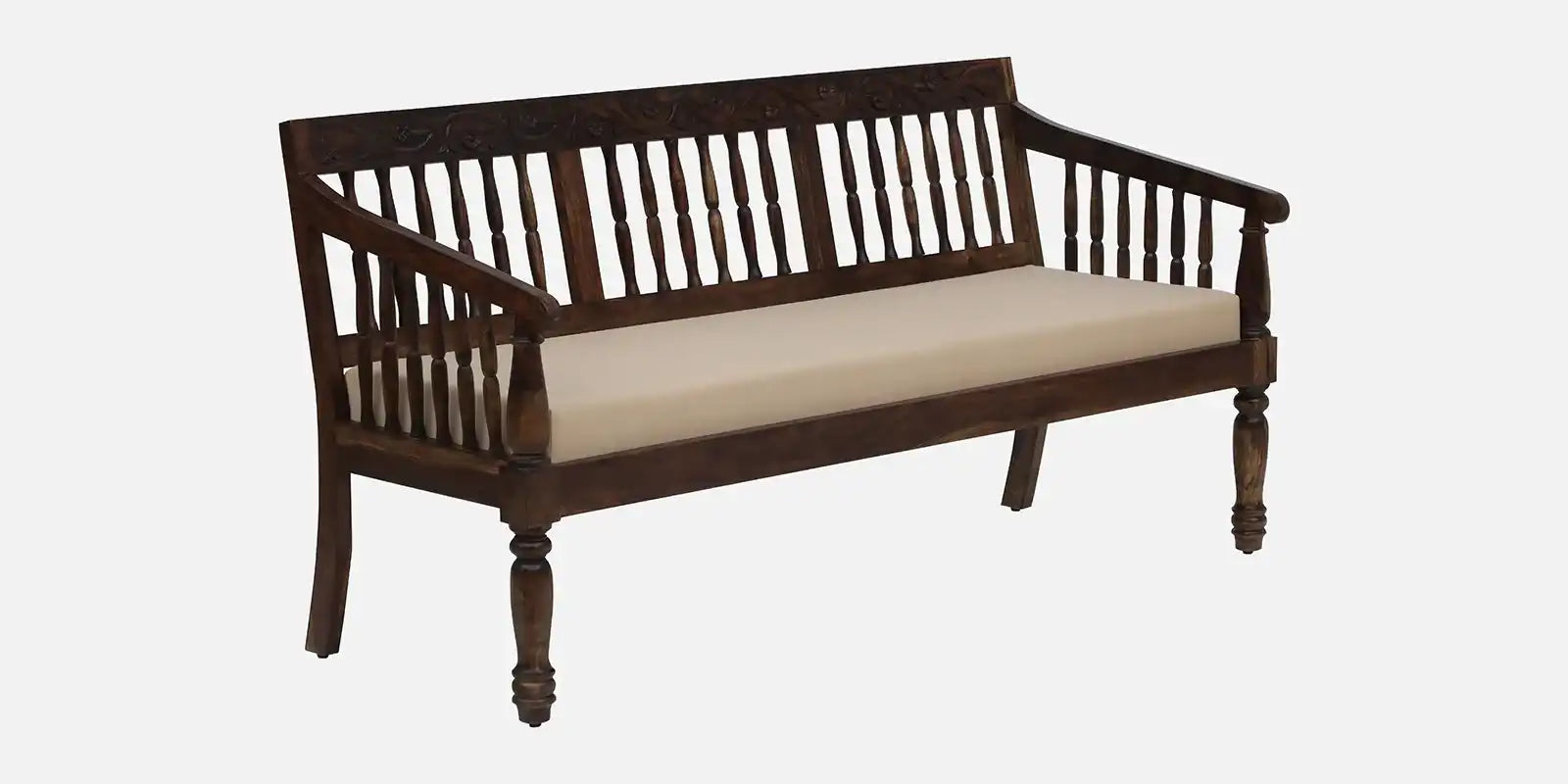 Devanti home seating three seater sofa solid wood living room unit