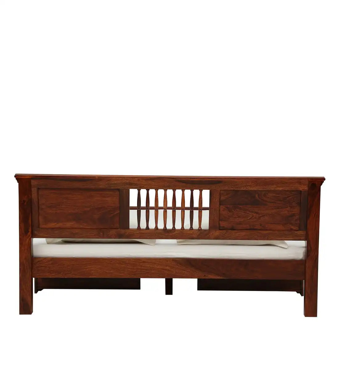 Devanti modern traditional wood bed storage solid frame