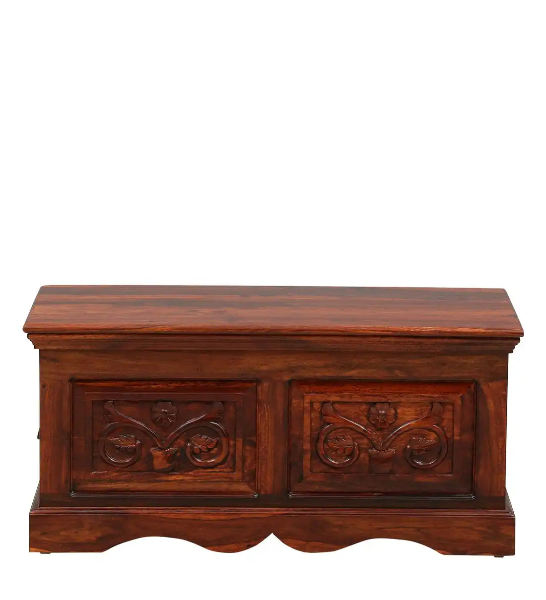 Devanti solid wood storage box traditional bedroom organizer trunk