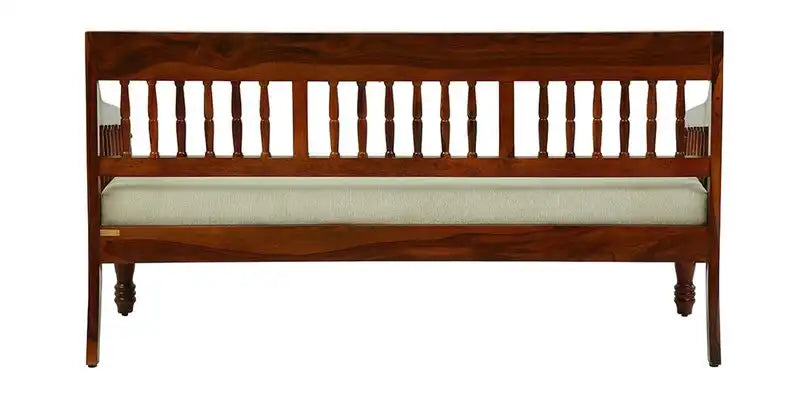 Devanti vintage style three seater sofa sheesham wood living room