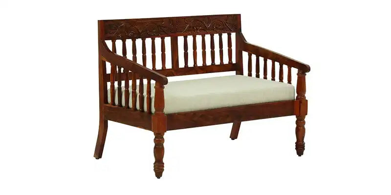 Devanti wooden 2 seater sofa sheesham classic lounge furniture design